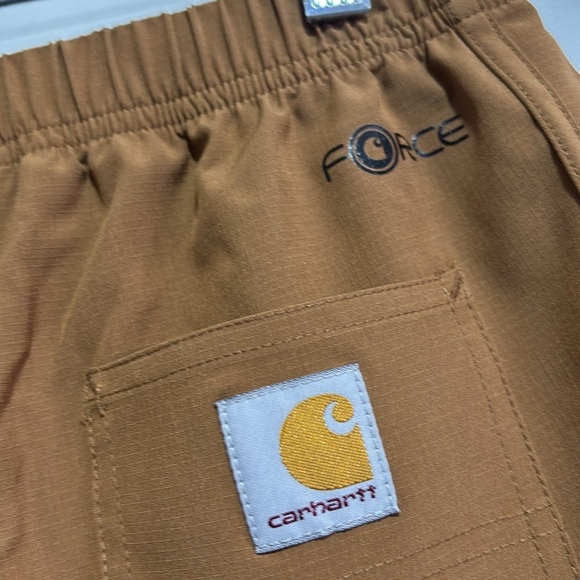 Carhartt Force Rugged Flex Ripstop 4 pocket,elastic waist,sweat wicking,logo - Picture 4 of 5